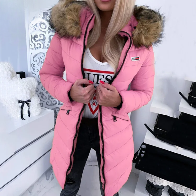 Women's Down Coat with Hood