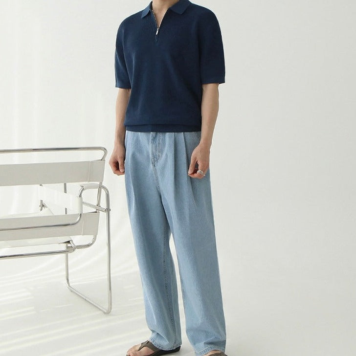 OLD MONEY Polo with Zip