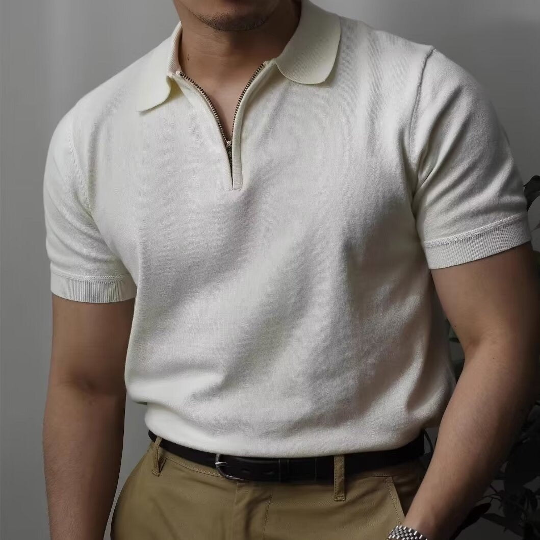 OLD MONEY Quarter-Zip Polo