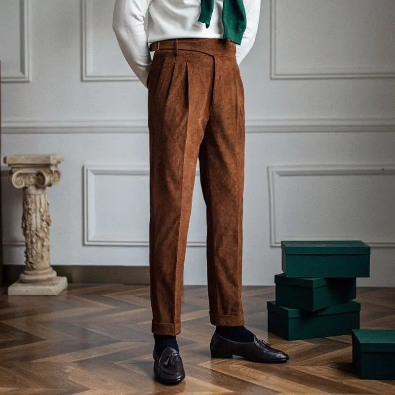 OLD MONEY Straight-Leg Trousers