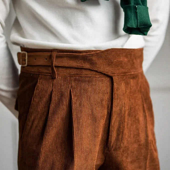 OLD MONEY Straight-Leg Trousers